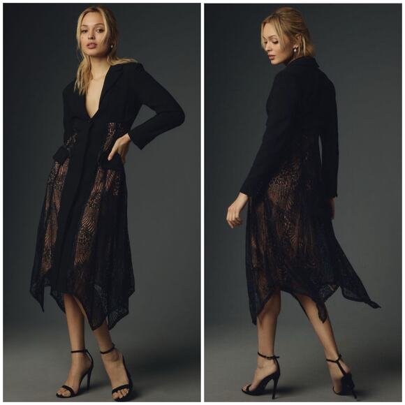 NWT Anthropologie Lace Twofer Blazer
Midi Dress - Picture 1 of 9